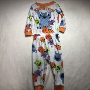 Scream Team Monster Inc. Sleeper Baby Clothes Unisex 18 Month Used Disney